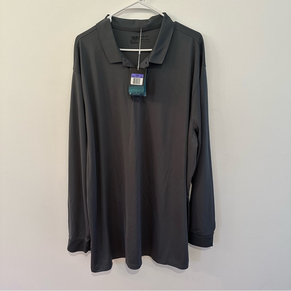 Men’s Nike Golf Dri-Fit Long Sleeve Shirt Size 3XL - Picture 2 of 4
